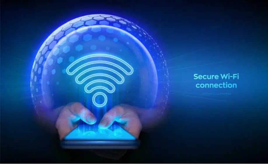 Secure Wi-Fi connection on smartphone